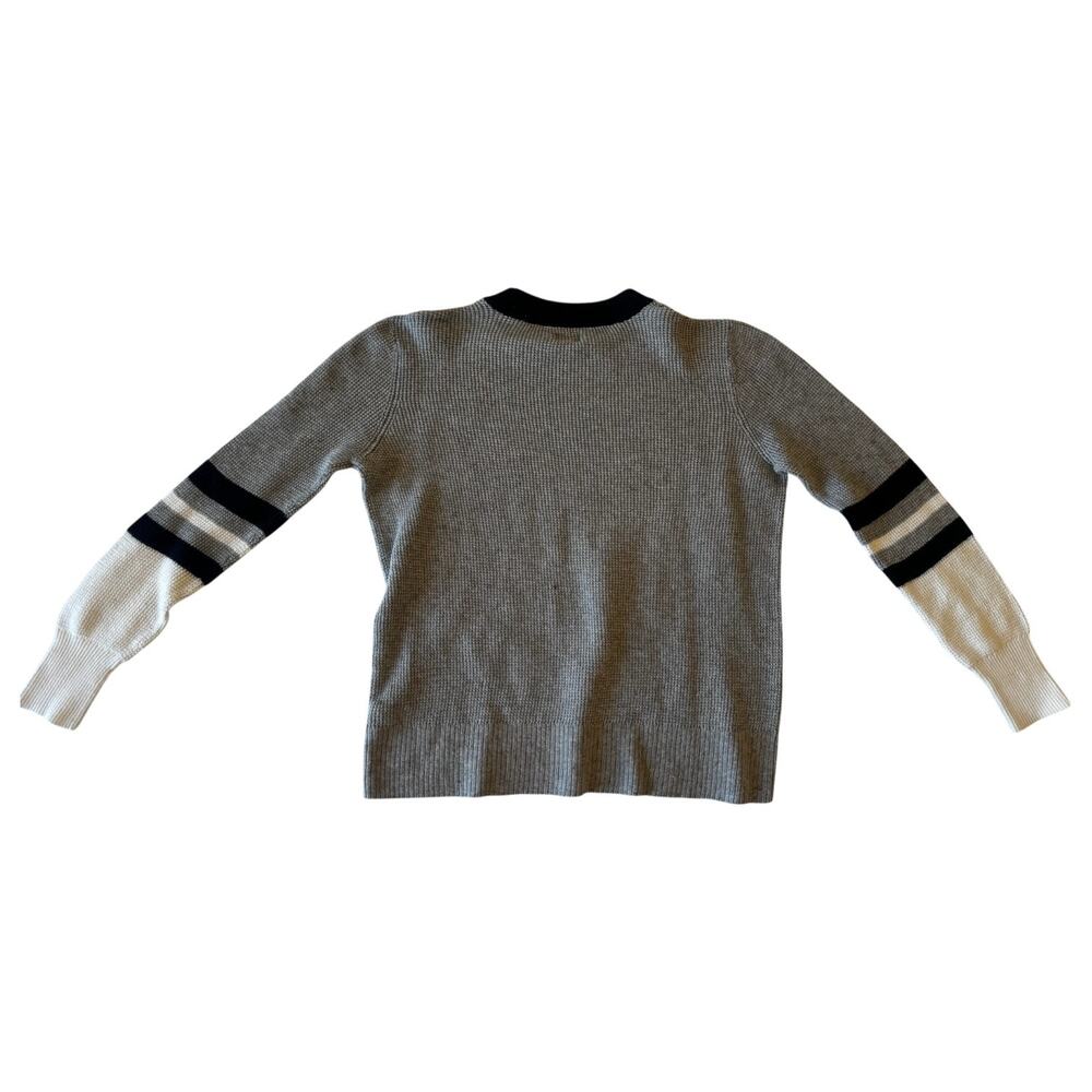 Faherty Throwback Crewneck Sweater Womens’ Small Gray Organic Cotton Cashmere - Picture 15 of 16